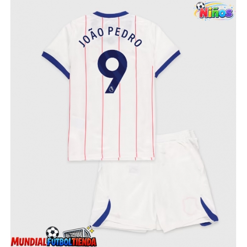 Camiseta Chelsea Joao Pedro #9 Tercera Equipación Replica 2026-27 para niños mangas cortas (+ Pantalones cortos)